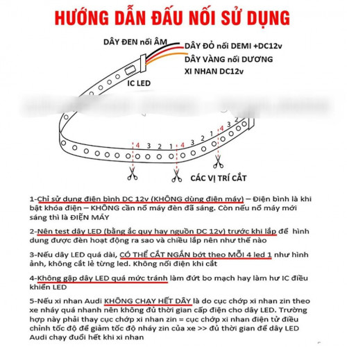 Bo 2 Led Day Den Xin Nhan Duoi O To 60cm Silicon Chong Nuoc 9678089837 03