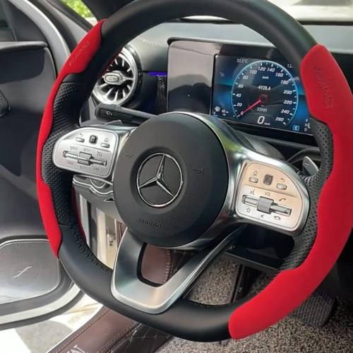 Bọc Vô Lăng ô Tô Da Lộn Cao Cấp, ốp Vô Lăng Xe Hơi 2021 03